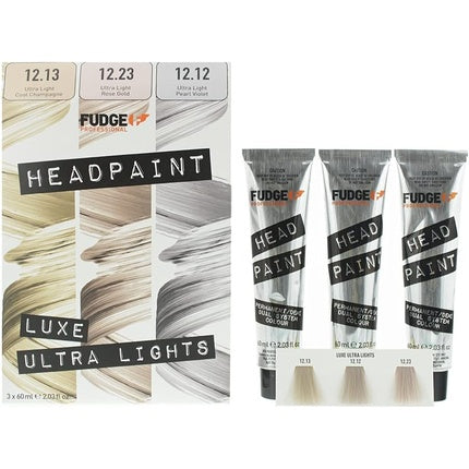 Kit vopsea păr Fudge Head Paint High Lift 3 x 60ml