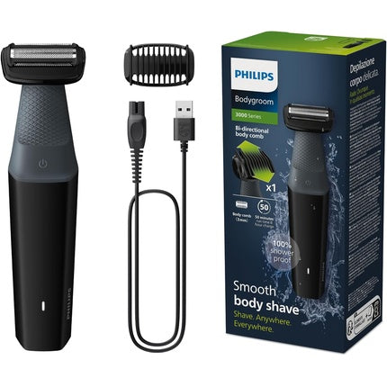Trimmer corp, Philips, BG3017/01, negru, waterproof