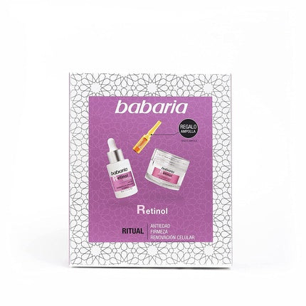 Set Anti-Aging, Babaria, Retinol, cremă 50ml, ser 30ml