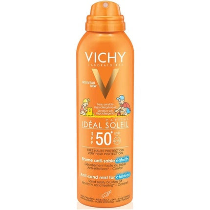 Spray anti-nisip pentru copii, Vichy Idéal Soleil, SPF 50+, 200ml