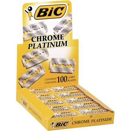 Lame ras reutilizabile, Bic, Chrome Platinum, 100 buc