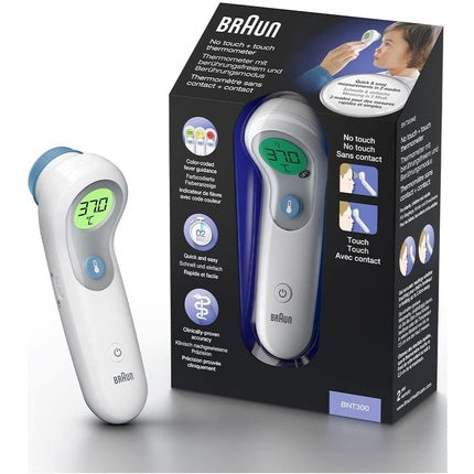 Termometru medical Braun Touchless, afisaj colorat