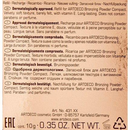 Pudră bronzantă, Artdeco, 30 Terracotta, 10g