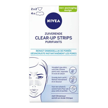 Benzi pentru curatarea porilor, Nivea, Clear-Up, 6 buc