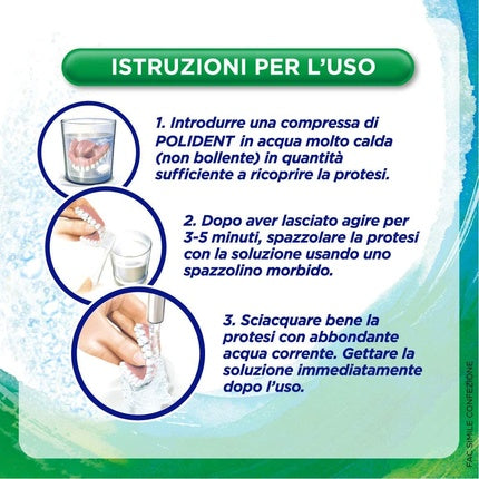 Tablete de curățare rapidă, Polident, 3 Minute, 36 bucăți