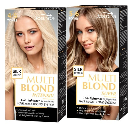 Decolorant păr, Joanna, Multi Blond, proteină mătase