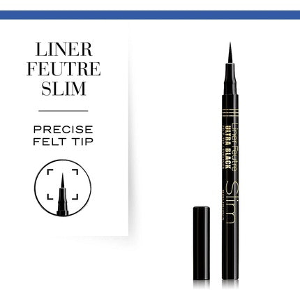 Eyeliner Bourjois Liner Feutre Slim, Ultra Negru, 0.8ml