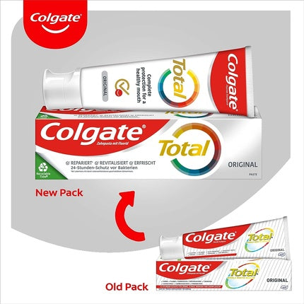 Pastă de dinți Colgate Total Original, 75ml, alb