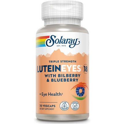 Supliment Solaray, Luteină Triplă Putere, 18mg, 30 capsule