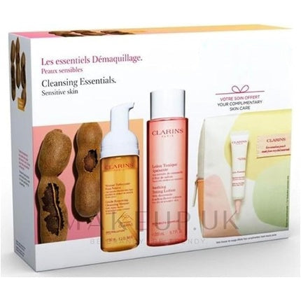 Set Curățare Ten Clarins Essentials, portocaliu, alb