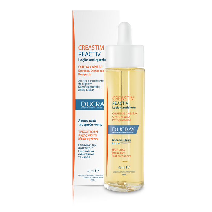 Loțiune anti-cădere păr, Ducray, CREASTIM REACTIV, 60 ml