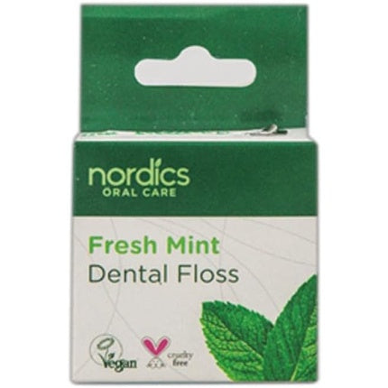 Ață dentară, Nordics Organic Care, amidon de porumb, mentă proaspătă