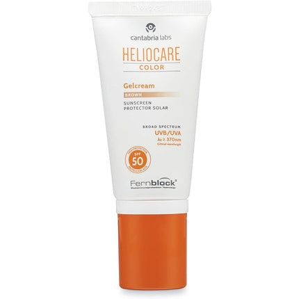 Cremă solară, Heliocare, Gelcream Color SPF 50, 50ml