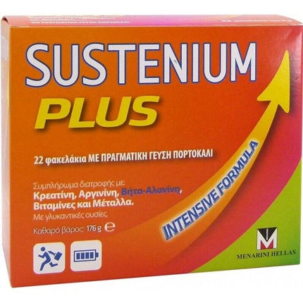 Supliment, Menarini, Sustenium Plus, portocaliu, pudră