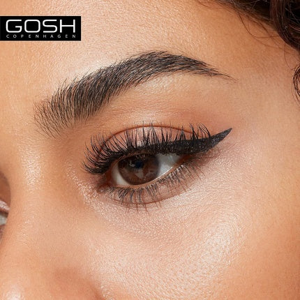 Eyeliner, Gosh, Velvet Touch cu vitamina E, negru
