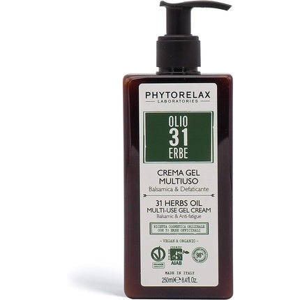 Gel multiutilizare Phytorelax, Olio 31 Erbe, 250ml, vegan