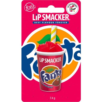Balsam de buze Lip Smacker, Fanta, căpșuni, roz