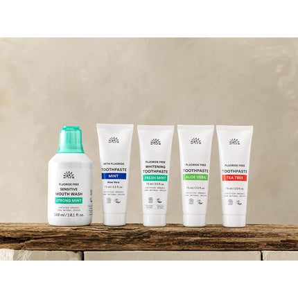 Pasta de dinți, Urtekram, Mint, fluor, alb