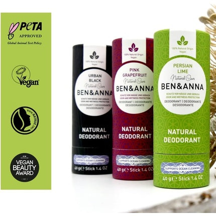 Deodorant solid, Ben&Anna, Persian Lime, 40g