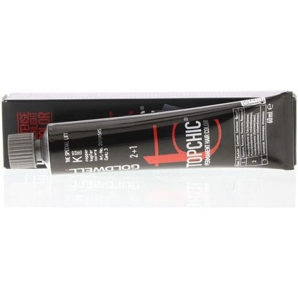 Vopsea permanentă, Goldwell, Topchic, efecte KR, 60ml, negru