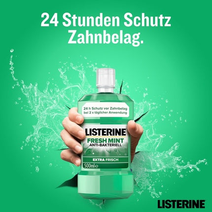 Apă de gură Listerine Fresh Mint antibacteriană verde 500ml
