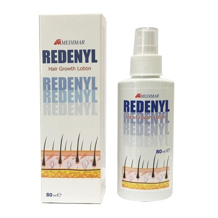 Loțiune păr, Medimar Redenyl, 80ml, alb