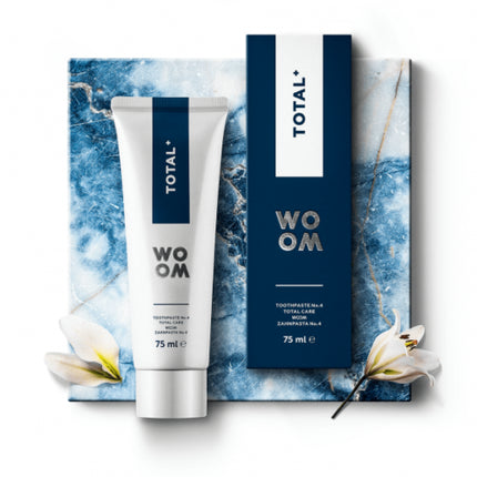 Pastă de dinți, Woom, Total+, alb, 75ml