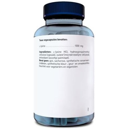 Supliment alimentar, Orthica, L-Lysine 500 mg, capsule vegane