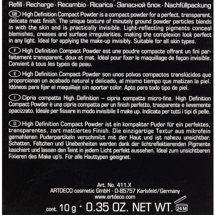 Pudră compactă, Artdeco, Light Ivory, 10g