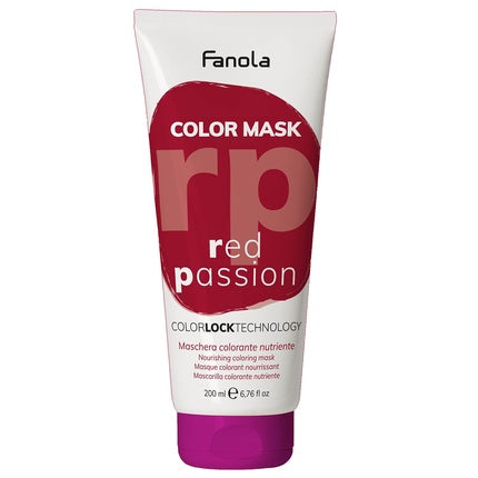 Masca de par, Fanola, Color Mask Red Passion, 200ml
