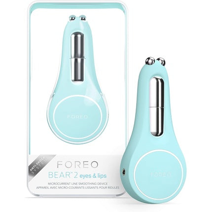 Aparat microcurenți Foreo Bear 2, pentru ochi și buze, albastru arctic
