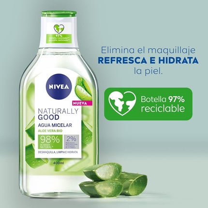 Apă Micelară, Nivea, Naturally Good, Aloe Vera, 400ml
