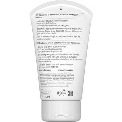 Gel Curatare Facială, Lavera, 125ml, alb