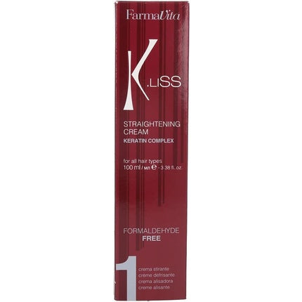 Cremă îndreptare păr, Farmavita, K.Liss, 100ml, roșu