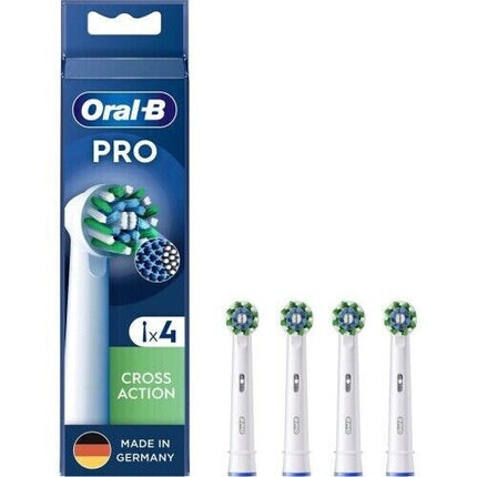 Capete Periuță Oral-B, Cross Action PRO, alb, 4 bucăți