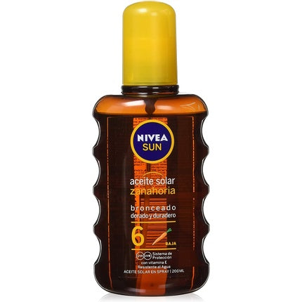 Spray de Ulei pentru Plajă, Nivea Sun, SPF 6, 200ml