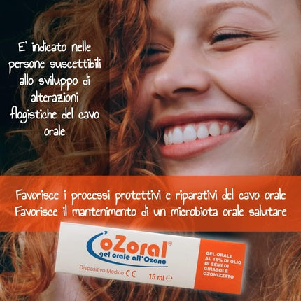 Gel oral Ozonia Ozoral alb 15ml