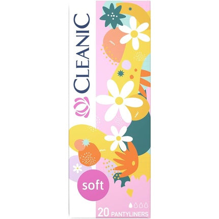 Absorbante zilnice Cleanic Soft, colorat, extra subțiri