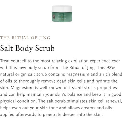 Exfoliant de corp Rituals The Ritual of Jing cu Lotus Sacru & Jujube, 300g