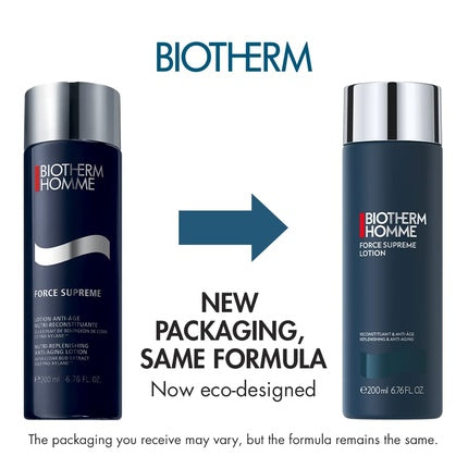 Loțiune anti-îmbătrânire, Biotherm, Force Supreme, albastru