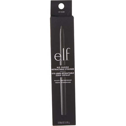 Eyeliner E.L.F. No Budge, negru, retractabil