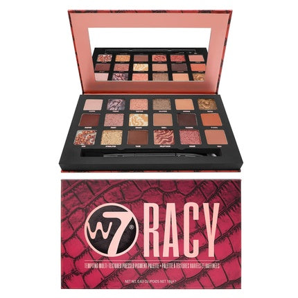 Fard de pleoape, W7, Racy, texturat multicolor