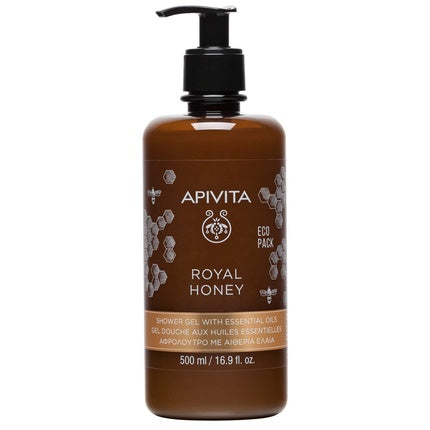 Gel de duș Apivita Royal Honey, 500 ml, pentru piele uscată