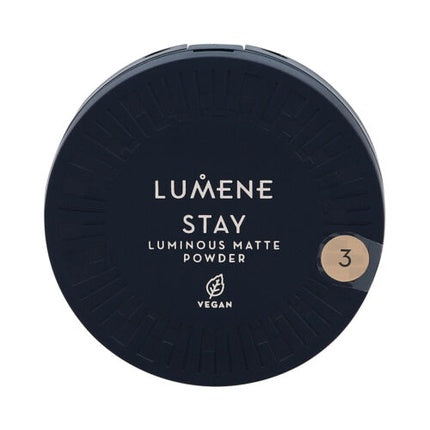 Pudră Compactă, Lumene, Stay Luminous Matte, 10g, Negru