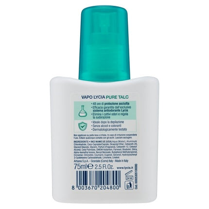 Deodorant Lycia Anti-Odorant Pure Talc 75ml