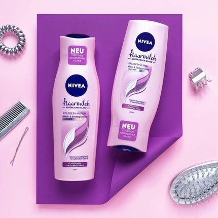Șampon, Nivea, Haarmilch, luciu natural, 250ml