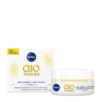 Crema de zi anti-rid, Nivea, Q10plus, 50ml