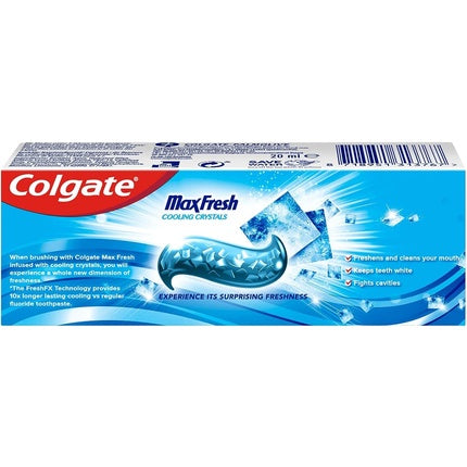 Pasta de dinți, Colgate, MaxFresh, mentă rece, 20ml