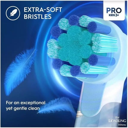 Periuță electrică Oral-B Kids, Lion King, roșu