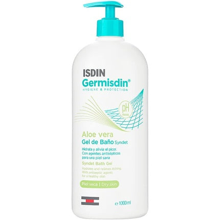 Gel de duș antiseptic, ISDIN, Germisdin Aloe Vera, 1000ml